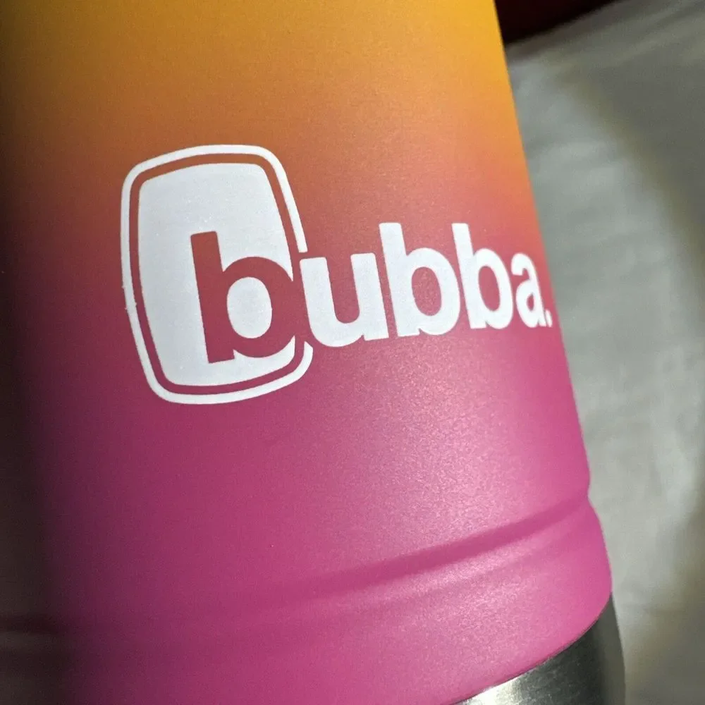 Lot Of 2 Bubba Multi Color Trailblazer Slim Can‎ Holder Stainless Purple & Mango